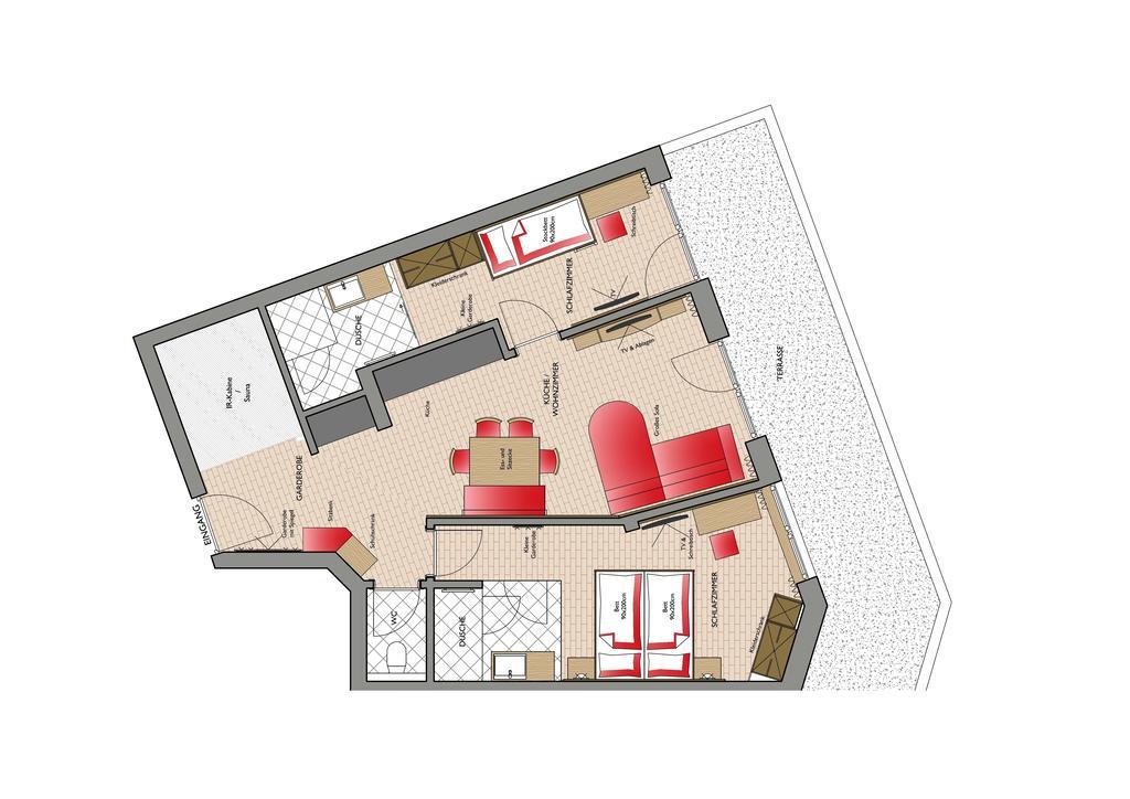 Appartementhaus Naturquell Sankt Leonhard im Pitztal Habitación foto